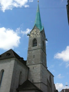 The steeple of Fraumunster