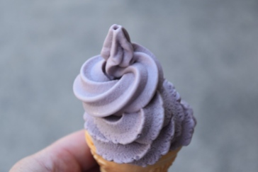 My first purple sweet potato ice cream